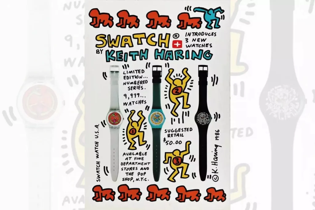 Keith Haring Swatch 1986